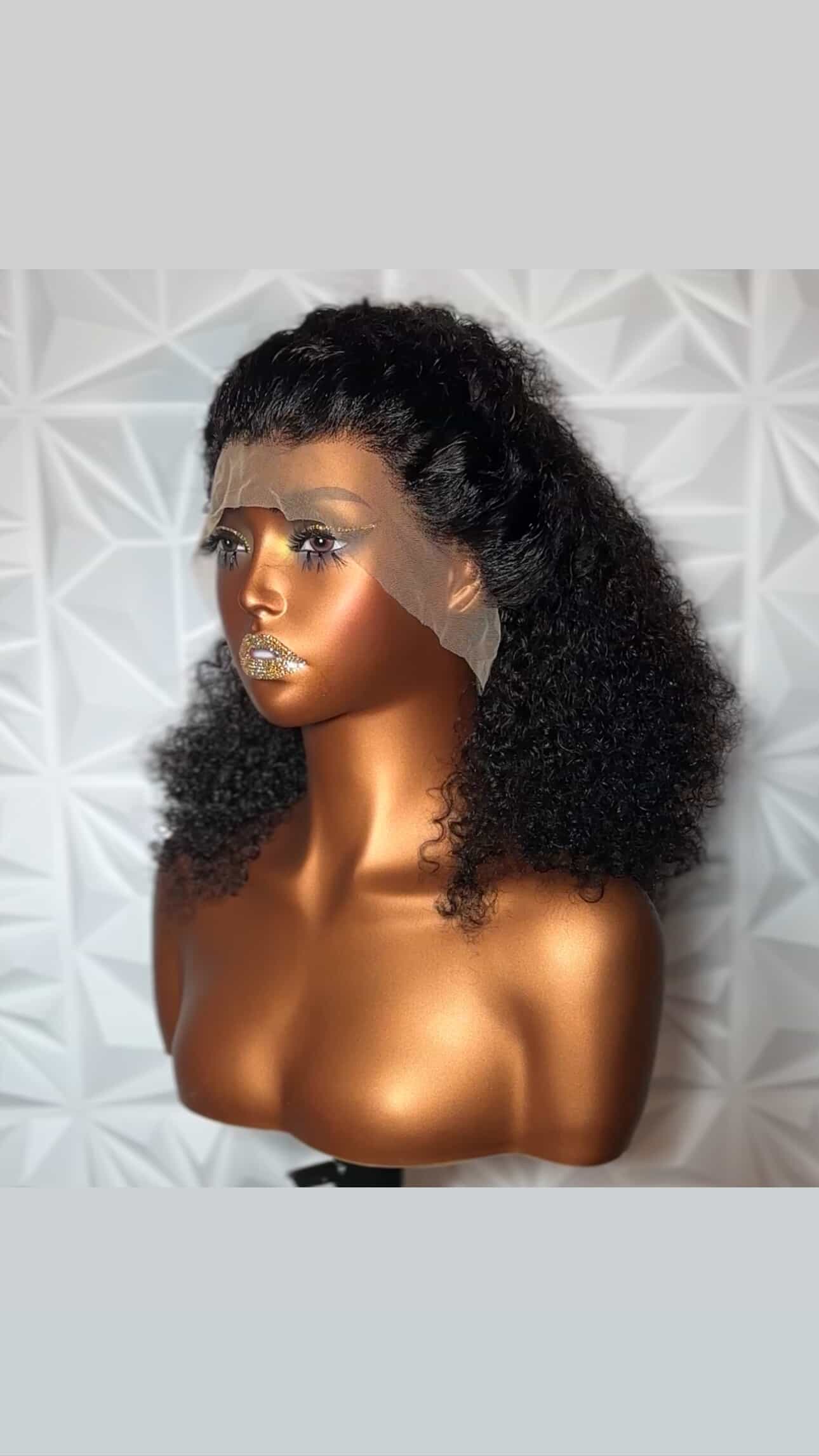 16inches 300 density, 13 4 frontal 100_ human hair 16inches 300 density, 13*4 frontal 100% human hair - Image 1